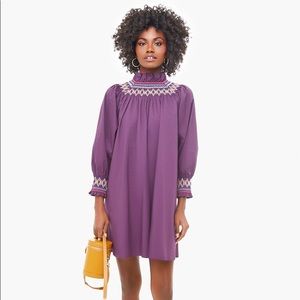 Brand new Pomander Place plum smocked Wrenley dress from Tuckernuck size S